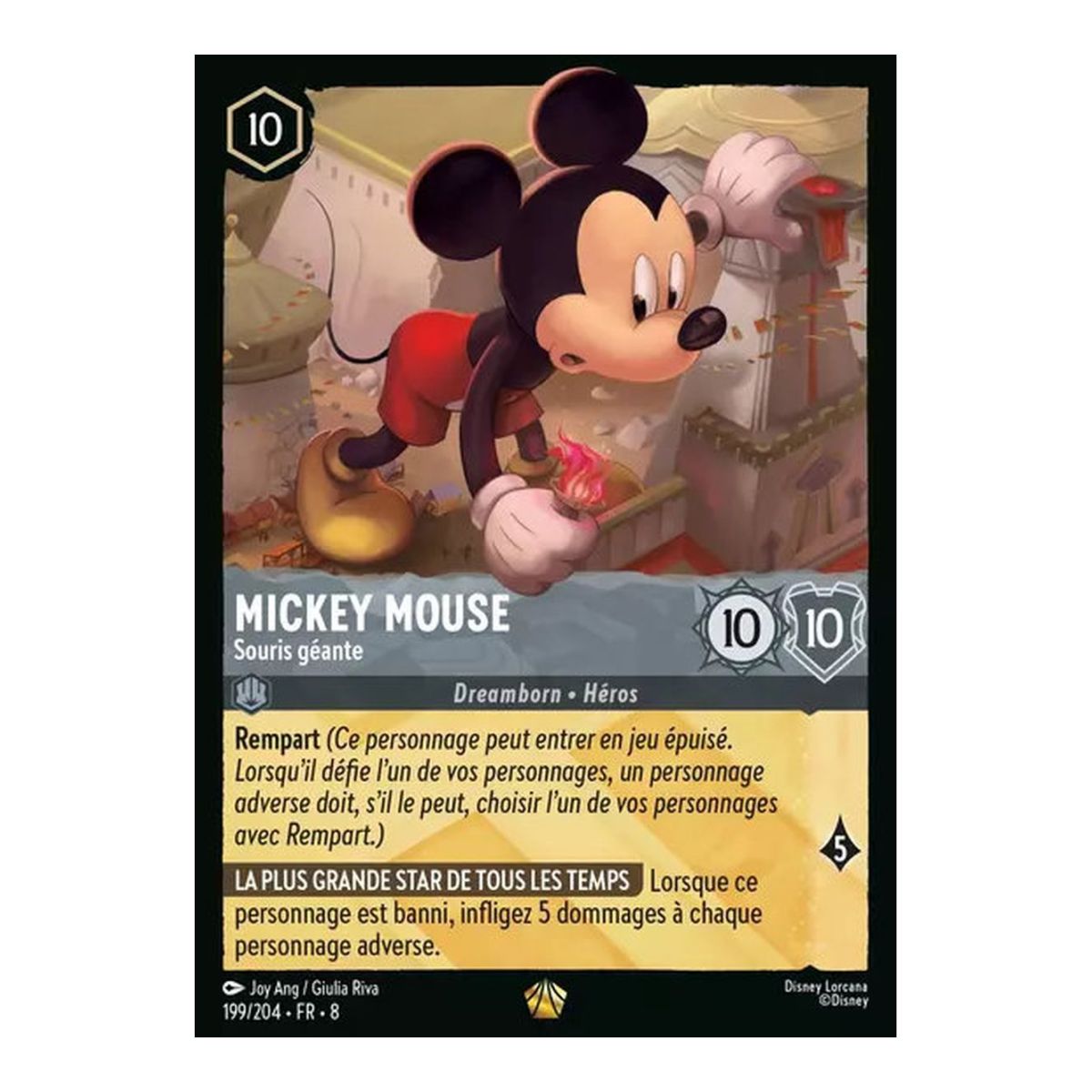 Mickey Mouse, Giant Mouse - 199/204 - ROJ - The Reign of Jafar - Legendary - French