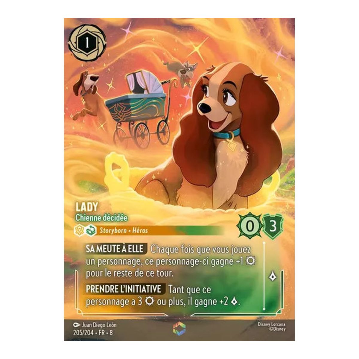 Lady, the Determined female dog - 205/204 - ROJ - The Reign of Jafar - Enchanted - French