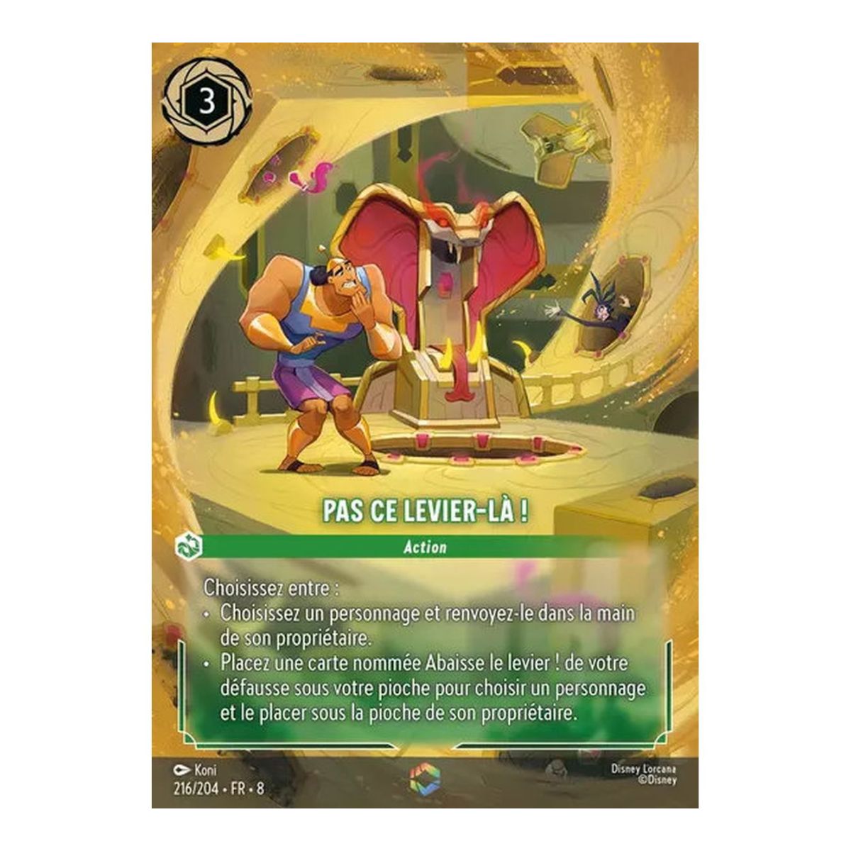 Not that lever! - 216/204 - ROJ - The Reign of Jafar - Enchanted - French