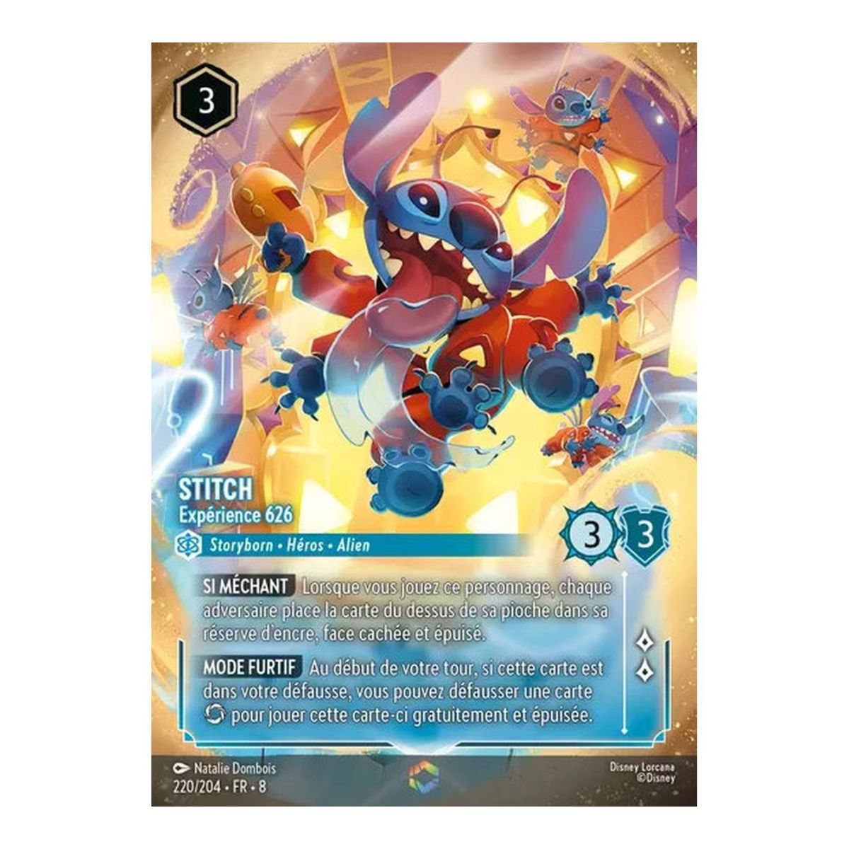 Stitch, Experiment 626 - 220/204 - ROJ - The Reign of Jafar - Enchanted - French