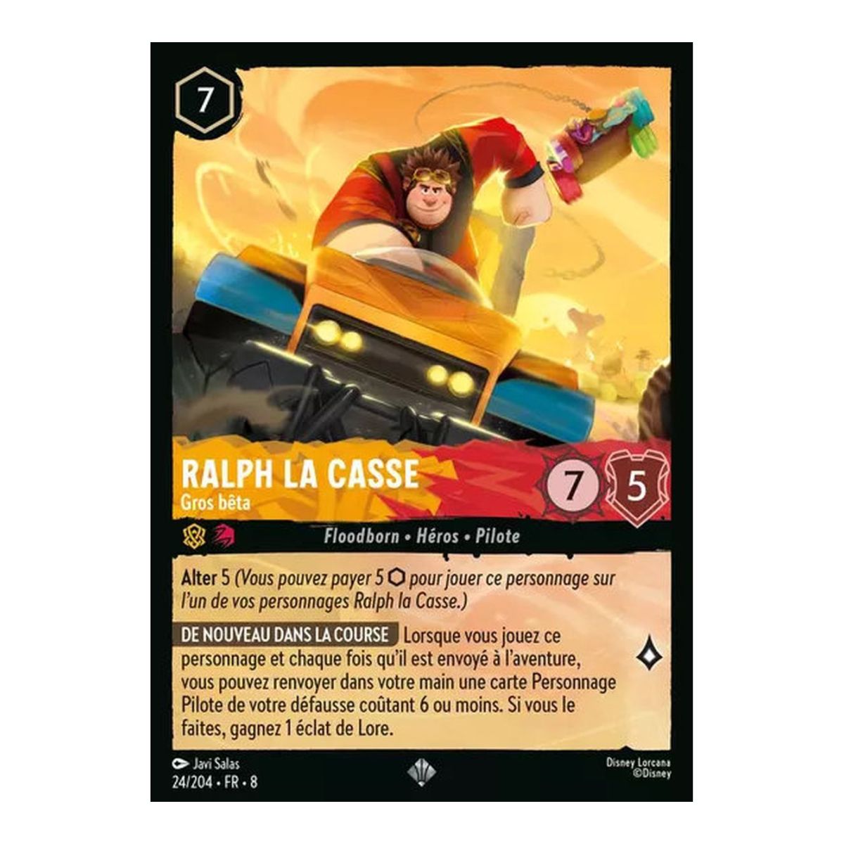 Wreck-It Ralph, Big Dummy - 24/204 - ROJ - Reign of Jafar - Super Rare - French