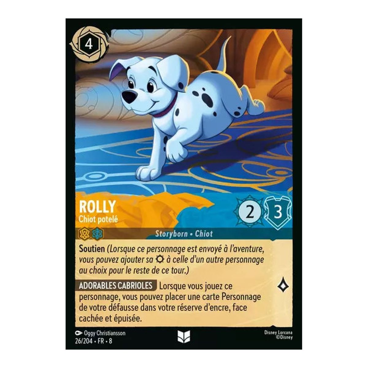 Rolly, Chubby Puppy - 26/204 - ROJ - The Reign of Jafar - Brilliant - Premium - French