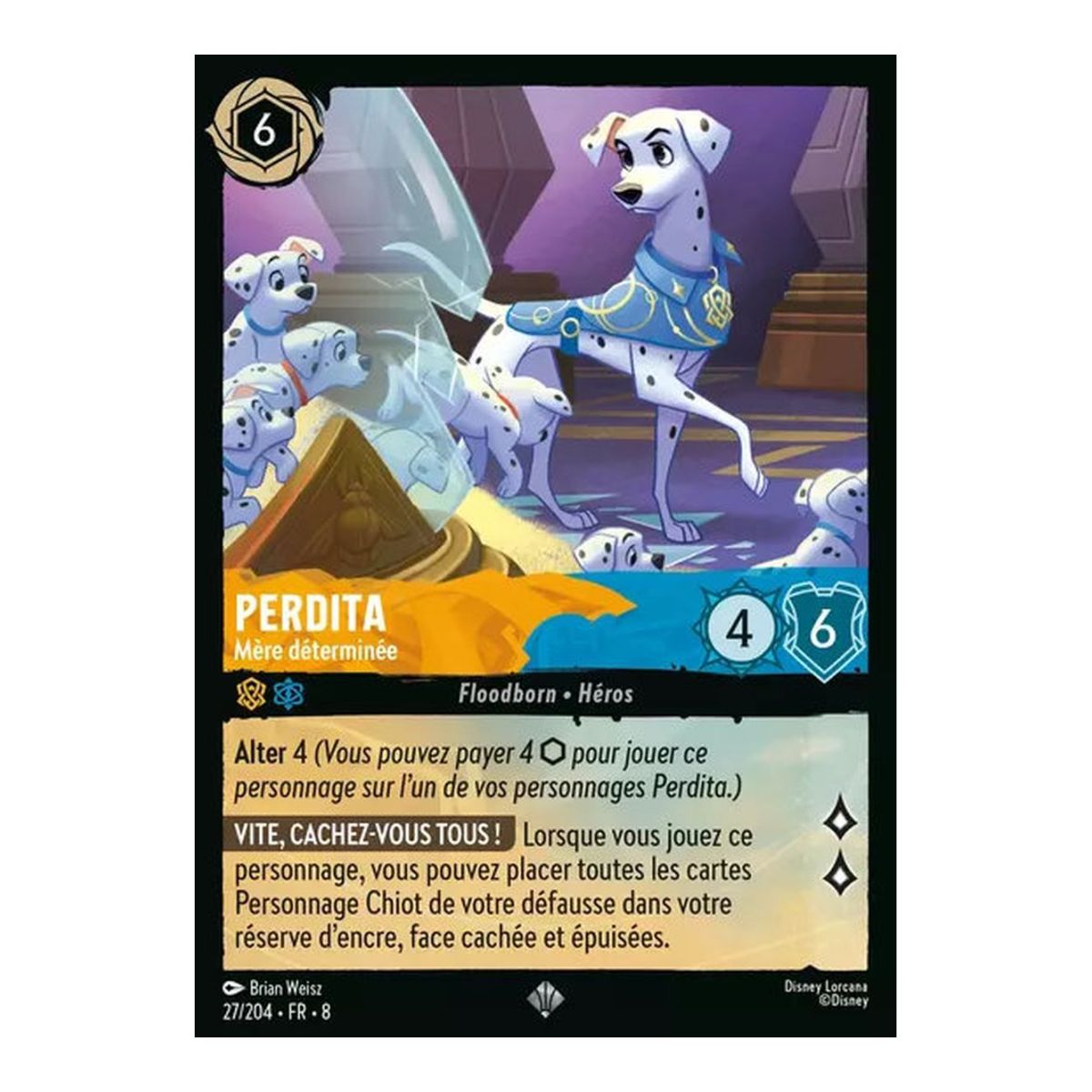 Perdita, Determined Mother - 27/204 - ROJ - The Reign of Jafar - Brilliant - Premium - French