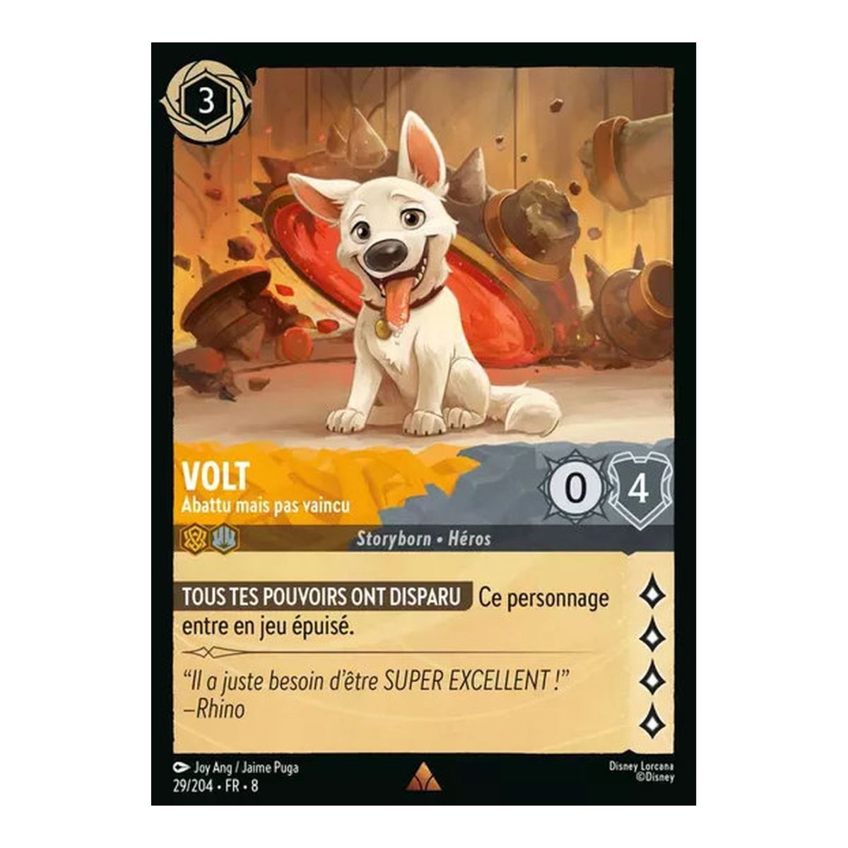 Volt, Down but Not Defeated - 29/204 - ROJ - Reign of Jafar - Brilliant - Premium - French