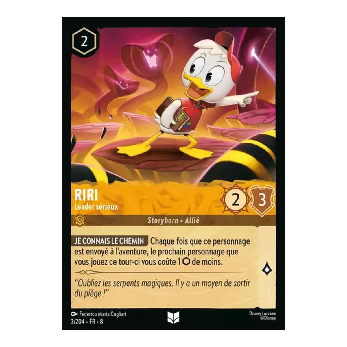 Riri, Serious Leader - 3/204 - ROJ - The Reign of Jafar - Brilliant - Premium - French