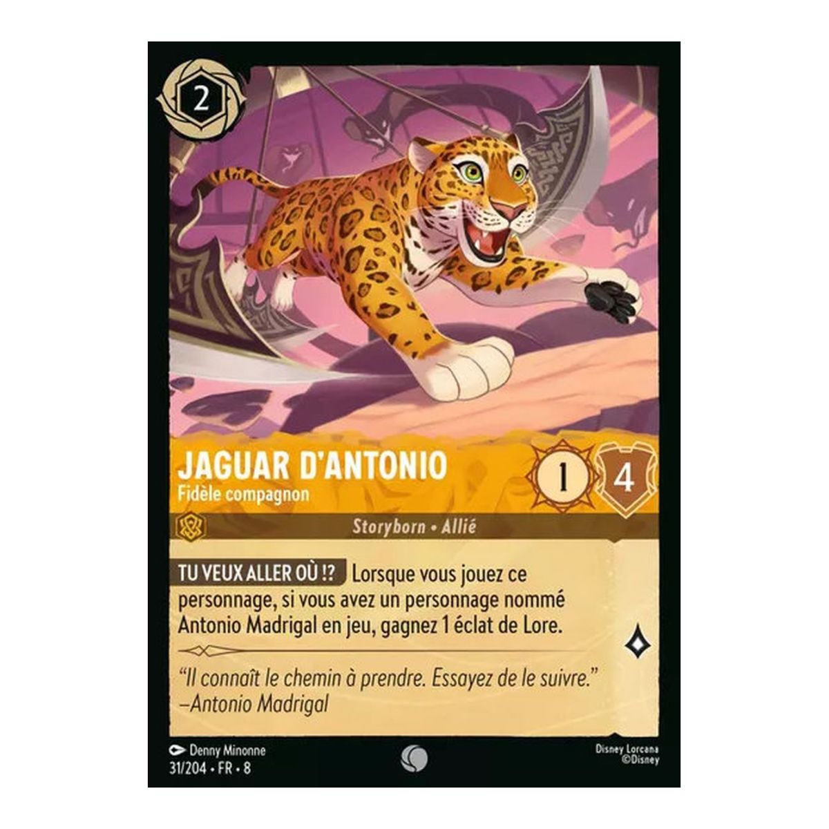 Antonio's Jaguar, Faithful Companion - 31/204 - ROJ - The Reign of Jafar - Brilliant - Premium - French