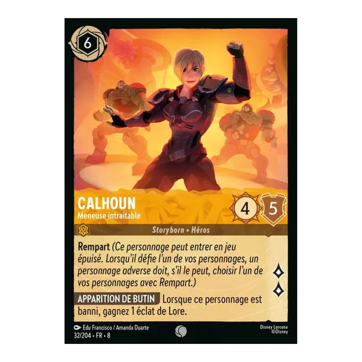 Calhoun, Unyielding Leader - 32/204 - ROJ - Reign of Jafar - Brilliant - Premium - French