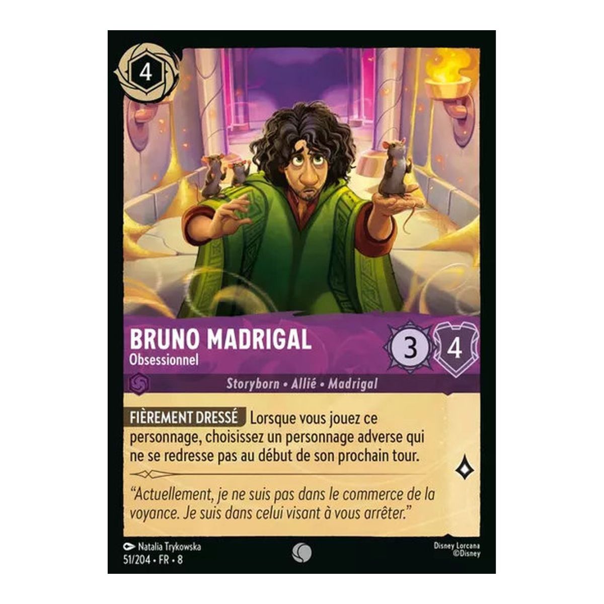 Bruno Madrigal, Obsessional - 51/204 - ROJ - The Reign of Jafar - Brilliant - Premium - French