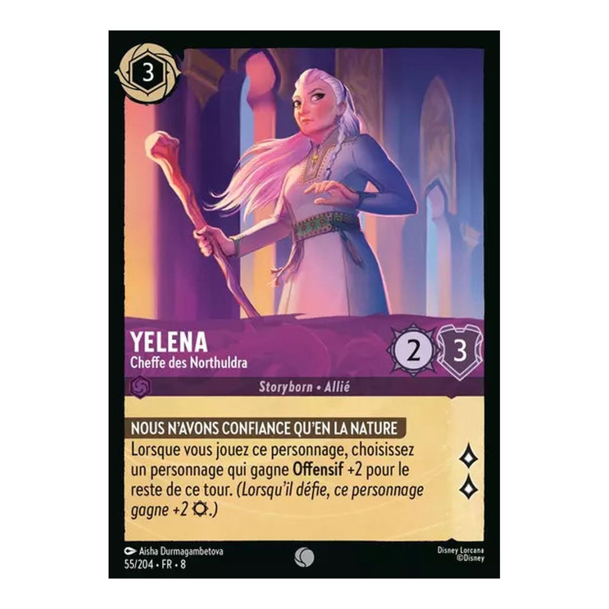 Yelena, Leader of the Northuldra - 55/204 - ROJ - The Reign of Jafar - Brilliant - Premium - French