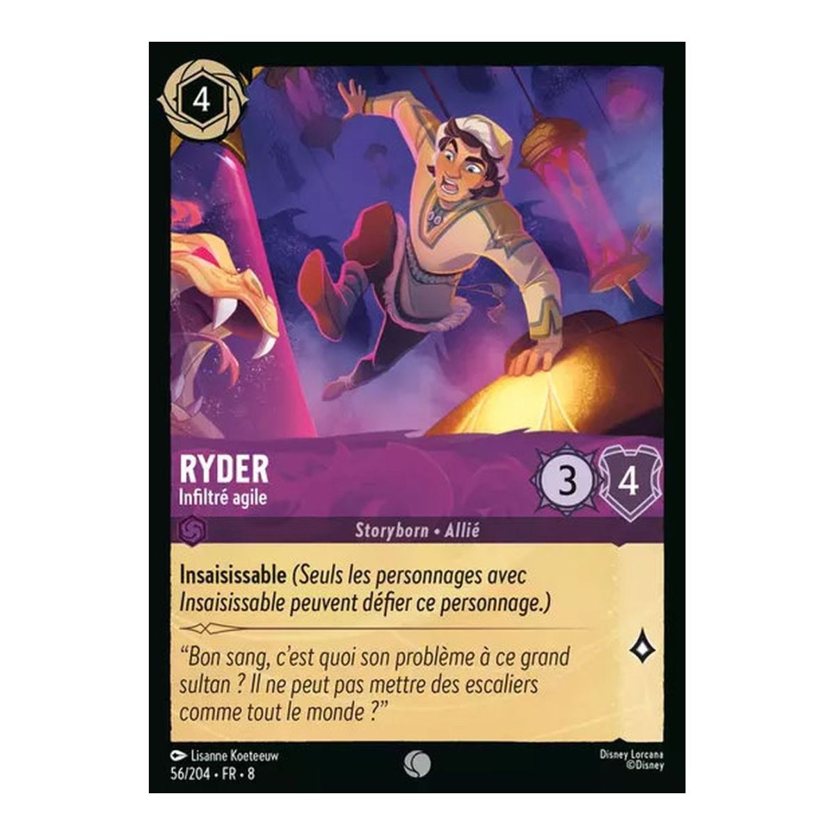 Ryder, Agile Infiltrator - 56/204 - ROJ - The Reign of Jafar - Common - French