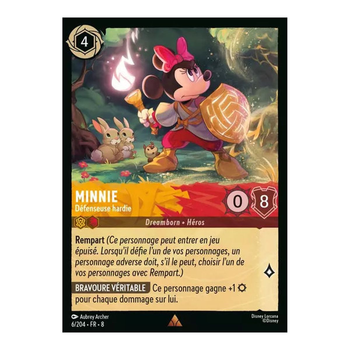 Minnie, Bold Defender - 6/204 - ROJ - The Reign of Jafar - Brilliant - Premium - French