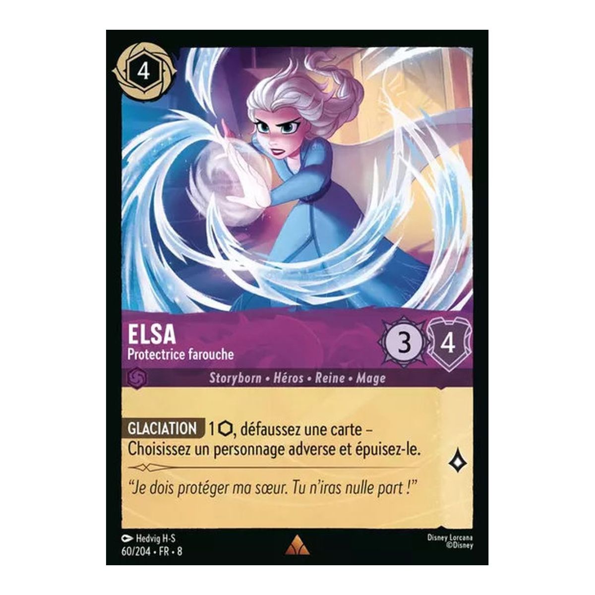 Elsa, Fierce Protector - 60/204 - ROJ - The Reign of Jafar - Brilliant - Premium - French