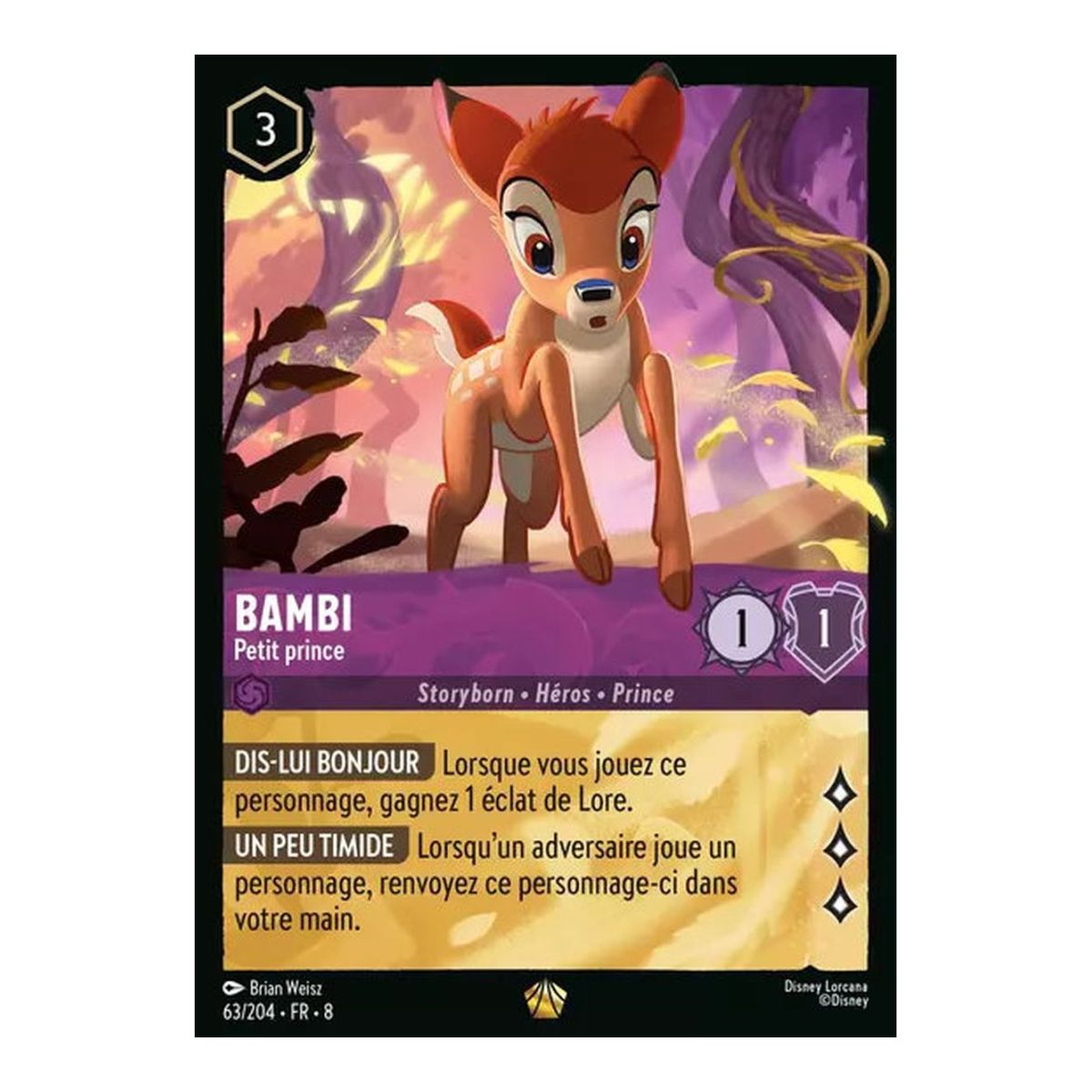 Bambi, The Little Prince - 63/204 - ROJ - The Reign of Jafar - Legendary - French