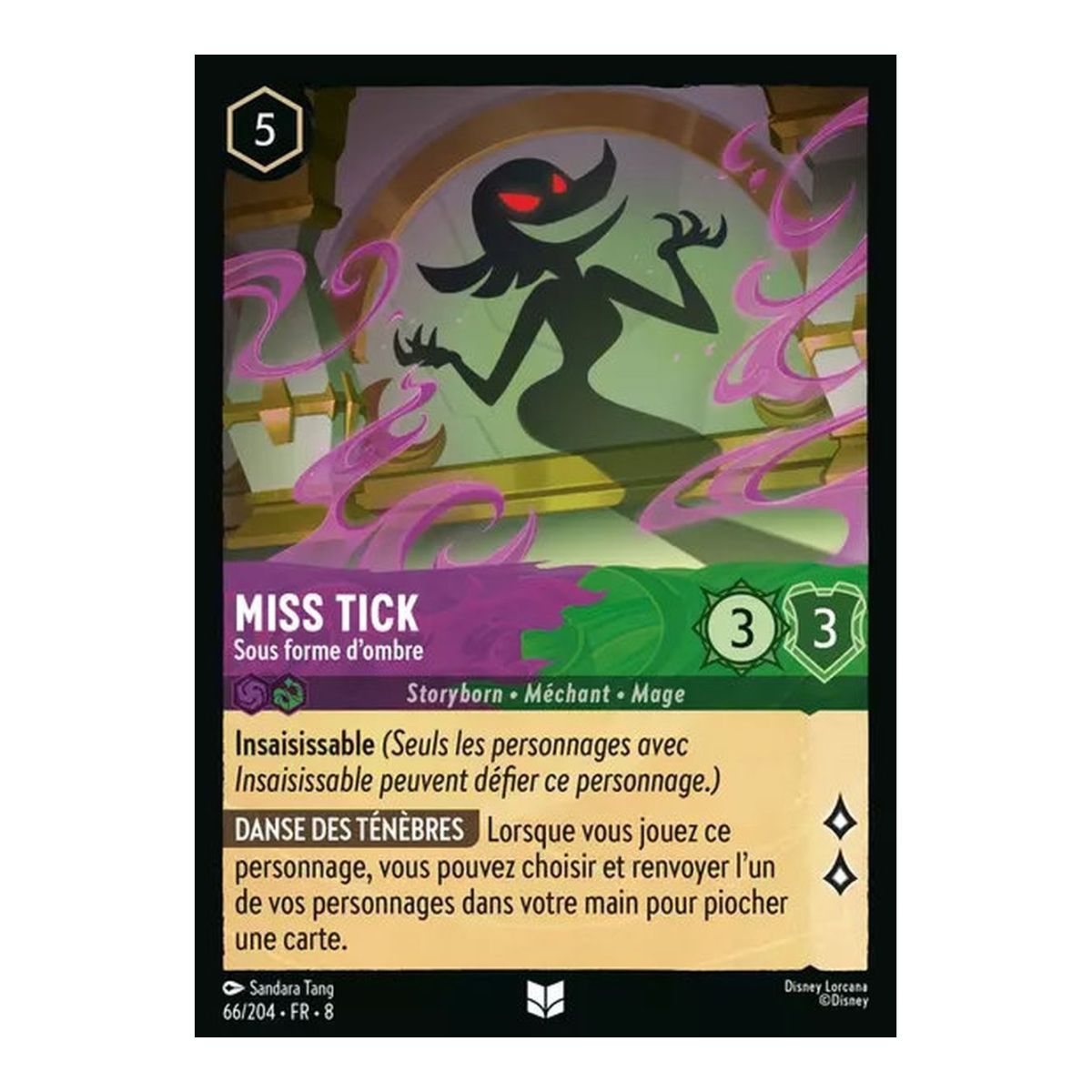 Magica De Spell, Shadow Form - 66/204 - ROJ - The Reign of Jafar - Brilliant - Premium - French