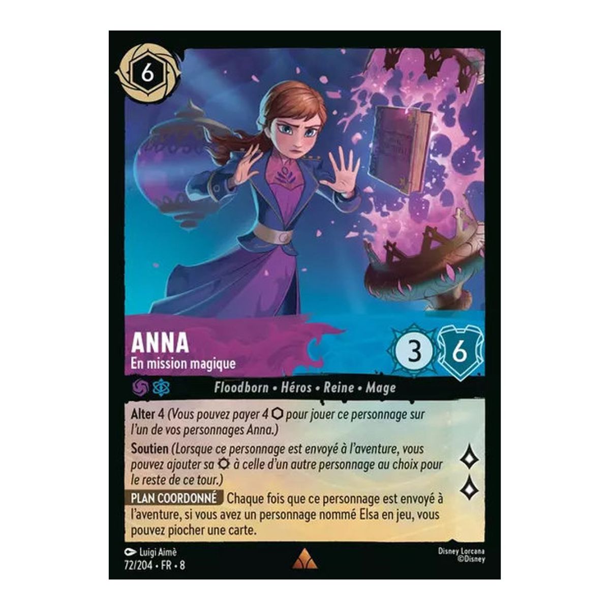 Anna, On a Magical Mission - 72/204 - ROJ - The Reign of Jafar - Rare - French