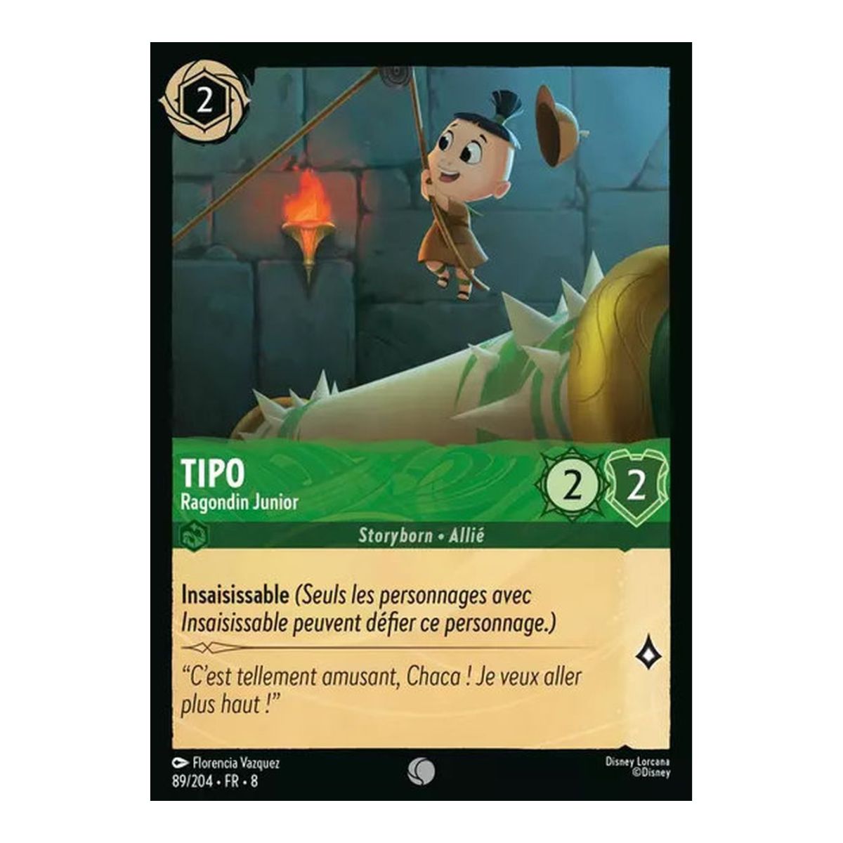 Tipo, Junior Nutria - 89/204 - ROJ - The Reign of Jafar - Glossy - Premium - French