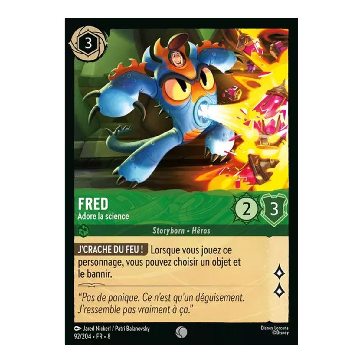 Fred, Loves Science - 92/204 - ROJ - The Reign of Jafar - Common - French