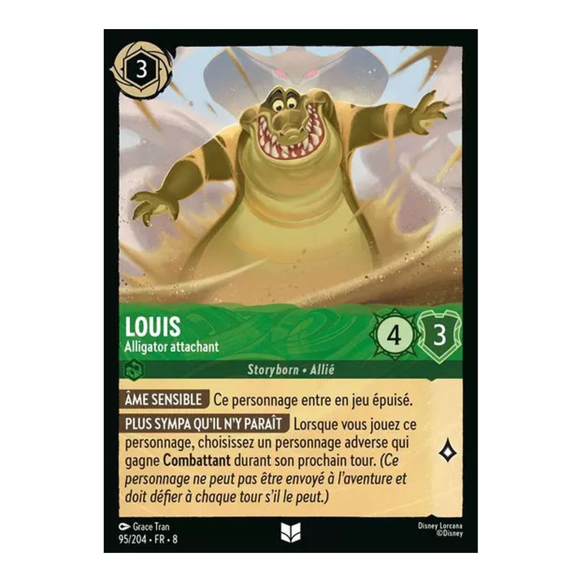 Louis, the Endearing Alligator - 95/204 - ROJ - The Reign of Jafar - Uncommon - French