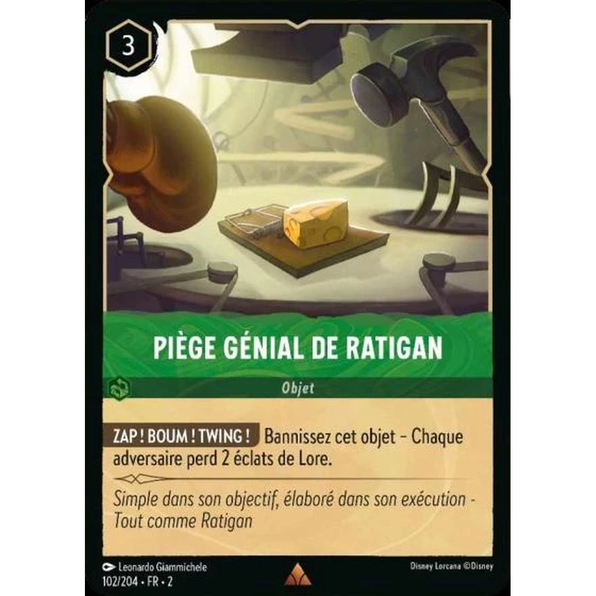 Item Ratigan's Awesome Trap - 102/204 - ROTF - Rise of the Floodborn - Brilliant - Premium - French