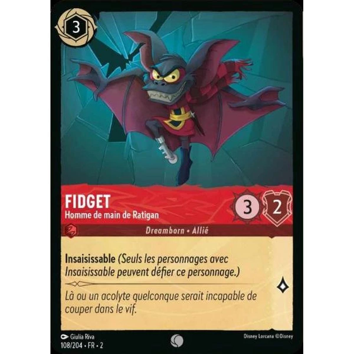 Fidget, Ratigan's Henchman - 108/204 - ROTF - Rise of the Floodborn - Commune - French