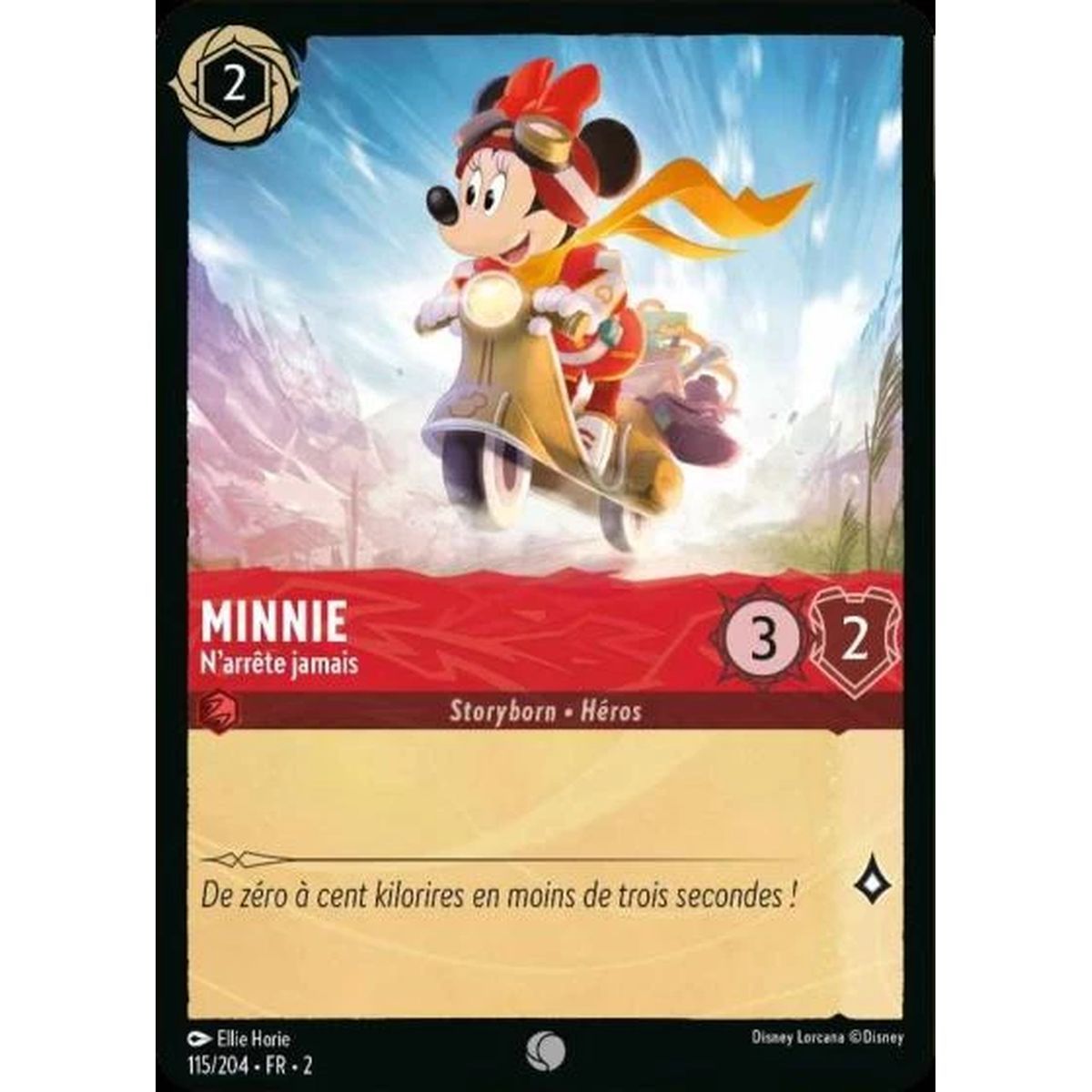 Minnie, Never Stop - 115/204 - ROTF - Rise of the Floodborn - Brilliant - Premium - French