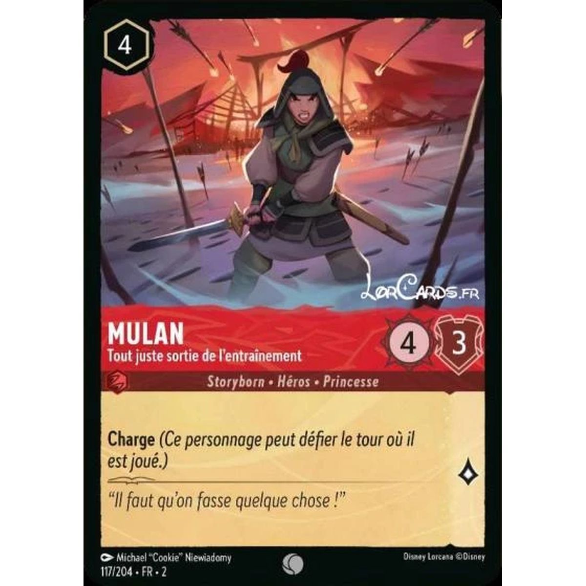 Mulan, Just out of training - 117/204 - ROTF - The Rise of the Floodborn - Commune - French