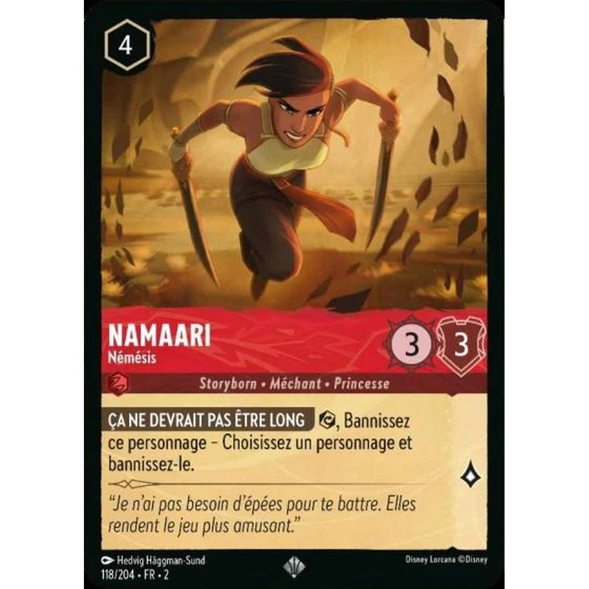 Item Namaari, Nemesis - 118/204 - ROTF - Rise of the Floodborn - Super Rare - French