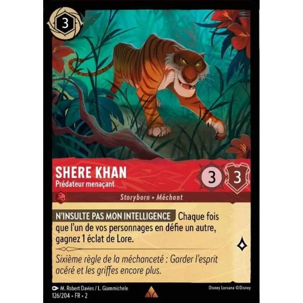 Shere Khan, Menacing Predator - 126/204 - ROTF - Rise of the Floodborn - Rare - French