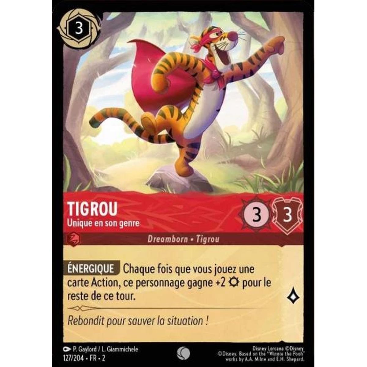 Item Tigger, One of a Kind - 127/204 - ROTF - The Rise of the Floodborn - Commune - French