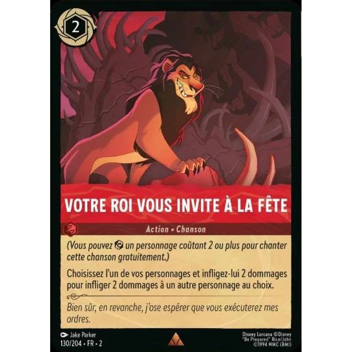 Item Your king invites you to the party - 130/204 - ROTF - Rise of the Floodborn - Brilliant - Premium - French