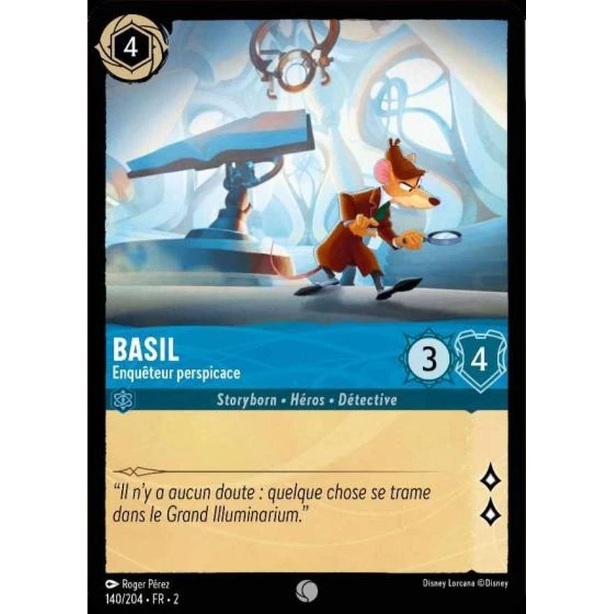 Basil, Insightful Investigator - 140/204 - ROTF - Rise of the Floodborn - Commune - French