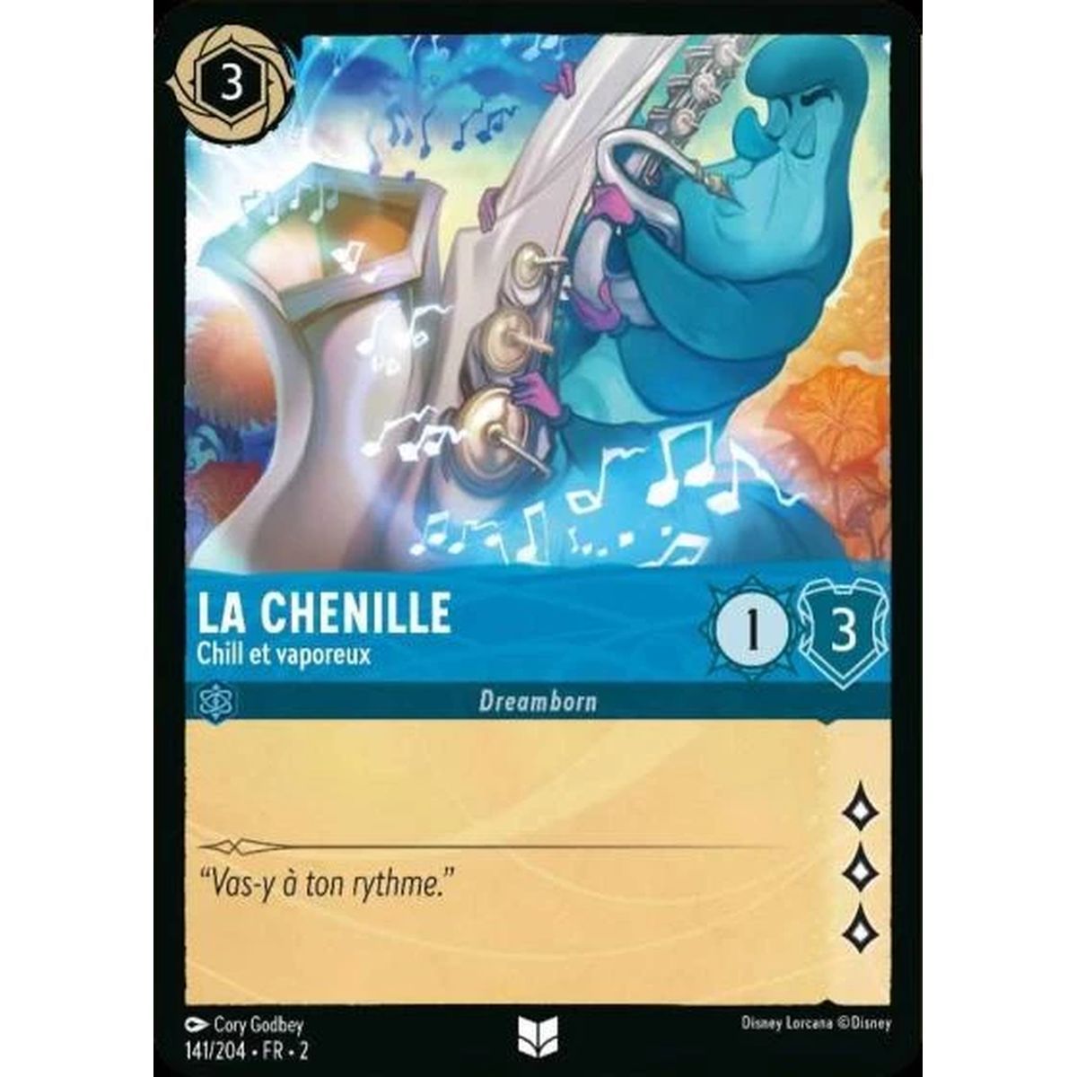 The Caterpillar, Chill and Wispy - 141/204 - ROTF - The Rise of the Floodborn - Shiny - Premium - French