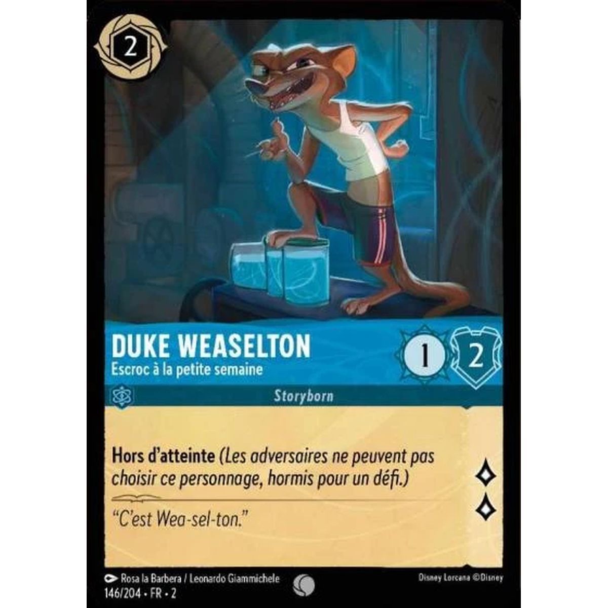 Item Duke Weaselton, Small-Time Crook - 146/204 - ROTF - The Rise of the Floodborn - Commune - French