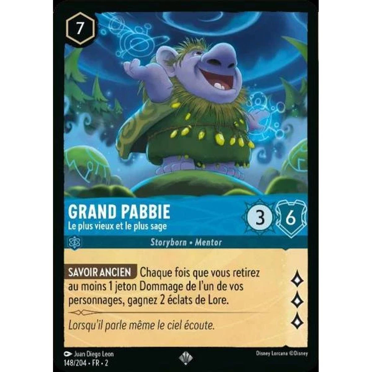 Item Grand Pabbie, The Oldest and the Wisest - 148/204 - ROTF - The Rise of the Floodborn - Super Rare - French