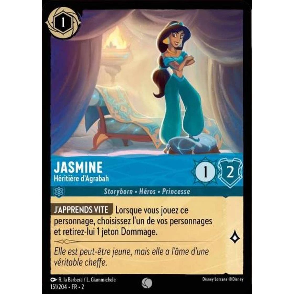 Jasmine, Heiress of Agrabah - 151/204 - ROTF - The Rise of the Floodborn - Commune - French