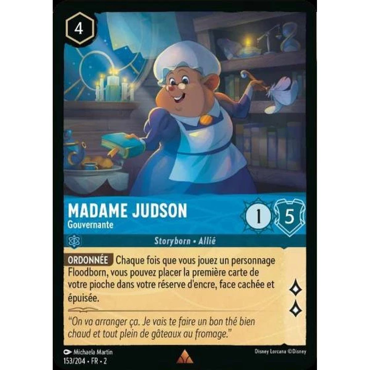 Madame Judson, Governess - 153/204 - ROTF - Rise of the Floodborn - Brilliant - Premium - French