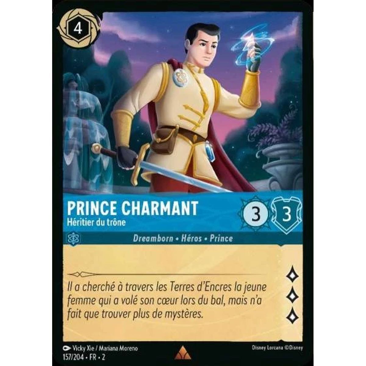 Prince Charming, Heir to the Throne - 157/204 - ROTF - Rise of the Floodborn - Brilliant - Premium - French