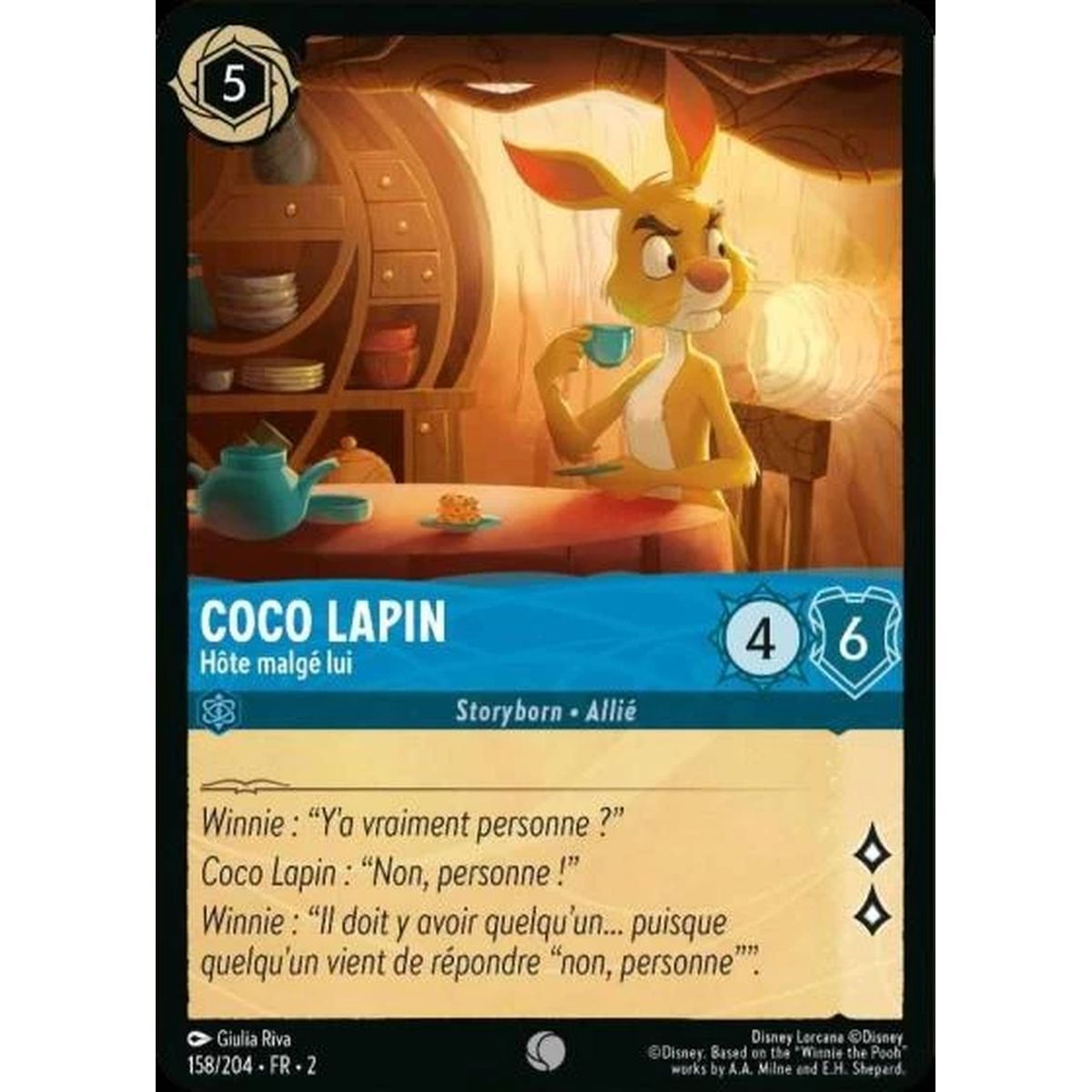 Item Coco Rabbit, Unwilling Host - 158/204 - ROTF - The Rise of the Floodborn - Commune - French