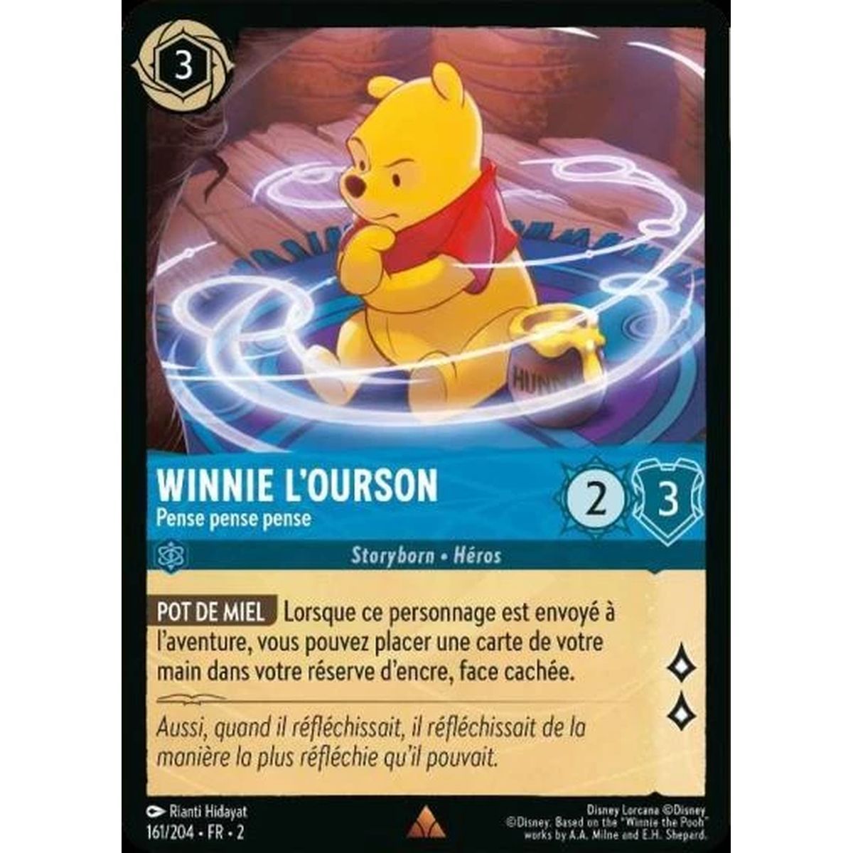 Item Winnie the Pooh, Think Think Think - 161/204 - ROTF - The Rise of the Floodborn - Rare - French