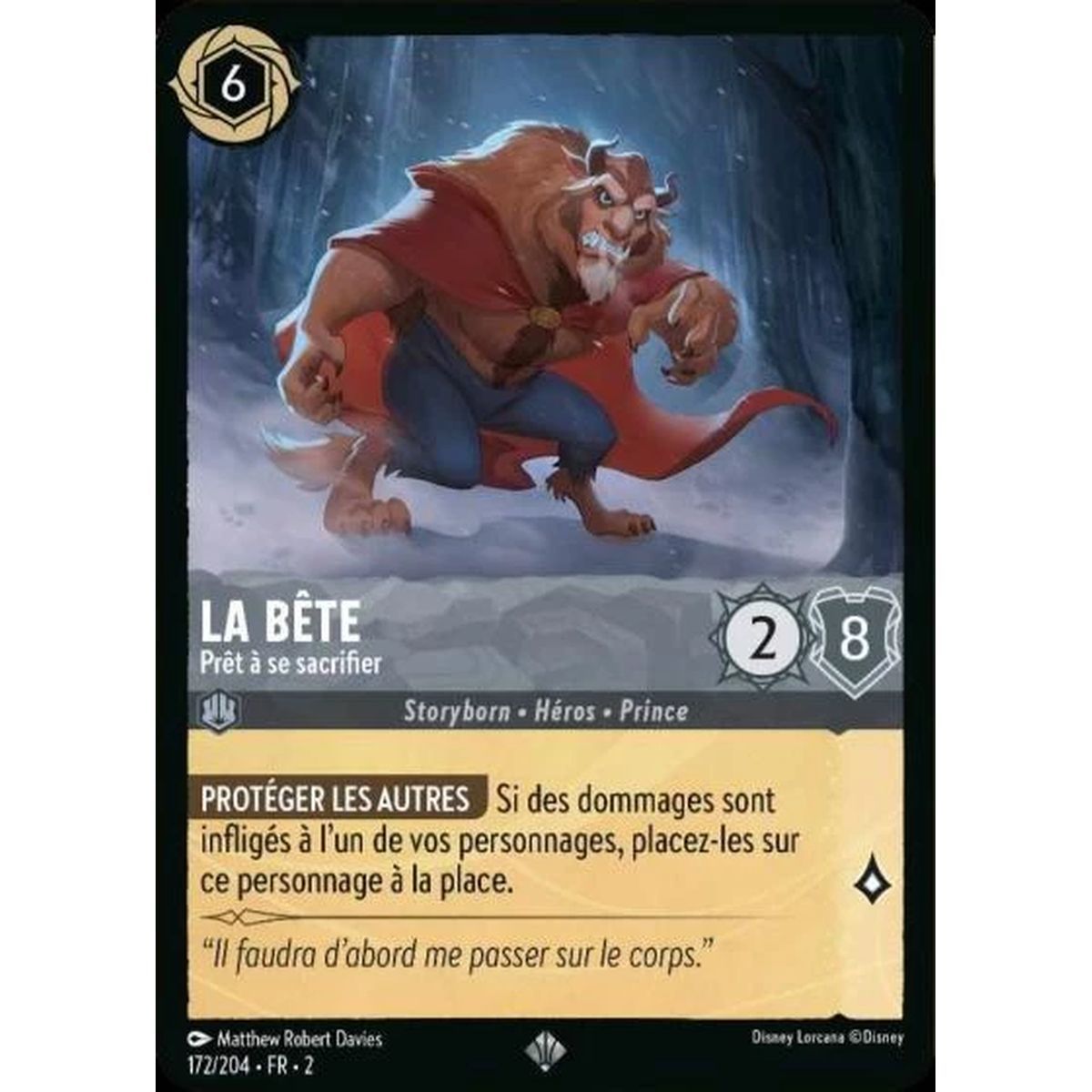 The Beast, Ready to Sacrifice - 172/204 - ROTF - Rise of the Floodborn - Super Rare - French