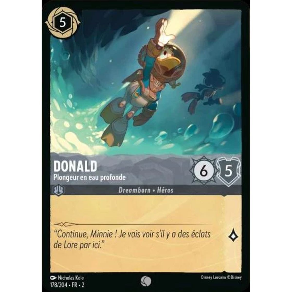 Item Donald, Deep Water Diver - 178/204 - ROTF - The Rise of the Floodborn - Commune - French