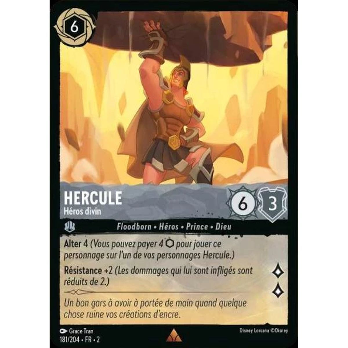 Hercules, Divine Hero - 181/204 - ROTF - The Rise of the Floodborn - Rare - French