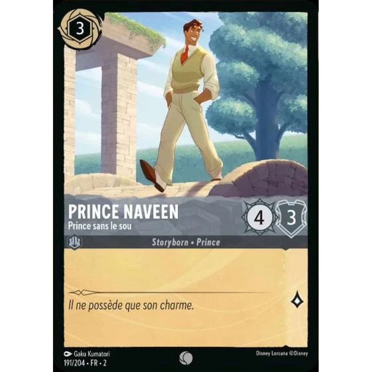 Item Prince Naveen, Penniless Prince - 191/204 - ROTF - The Rise of the Floodborn - Commune - French