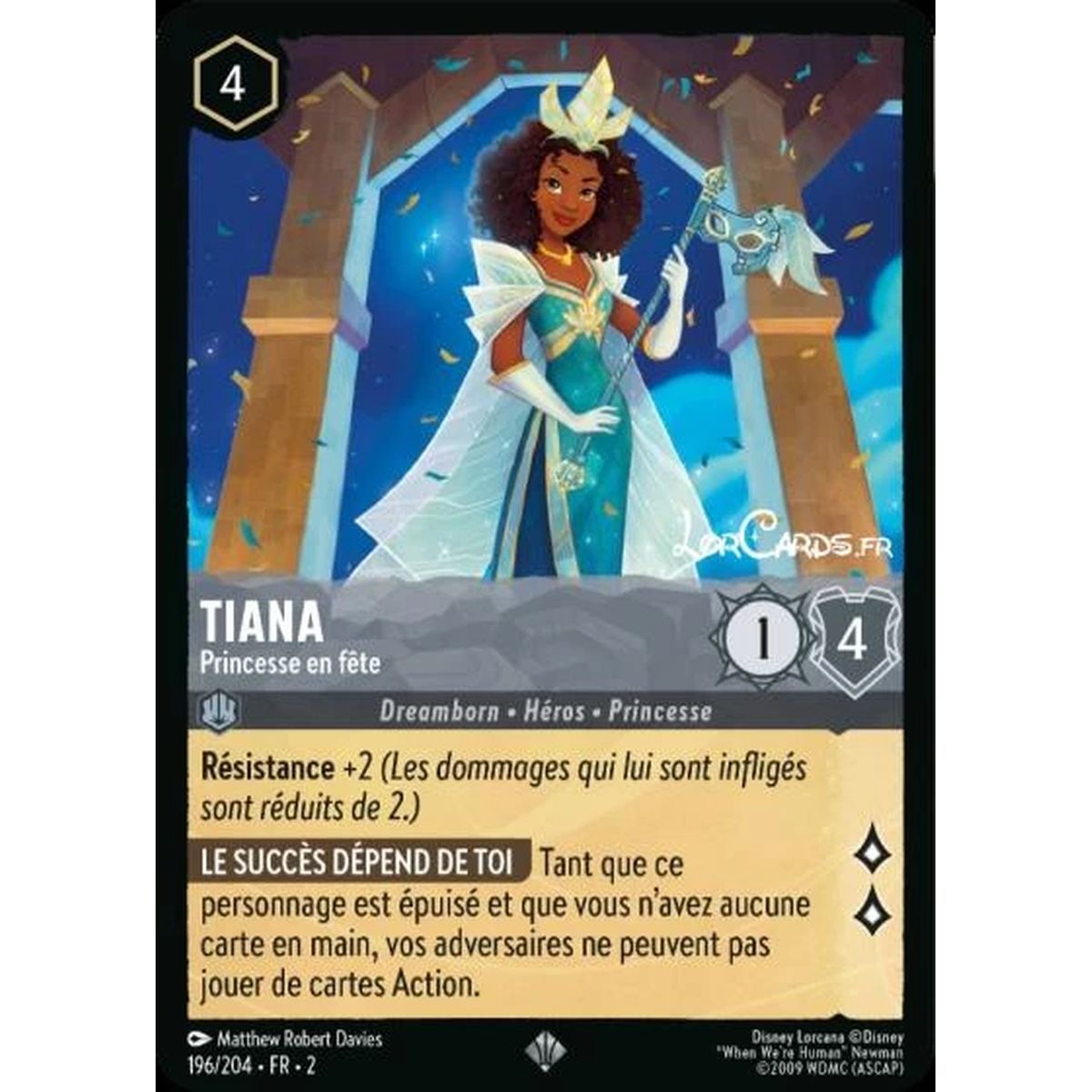 Tiana, Princess Party - 196/204 - ROTF - Rise of the Floodborn - Super Rare - French