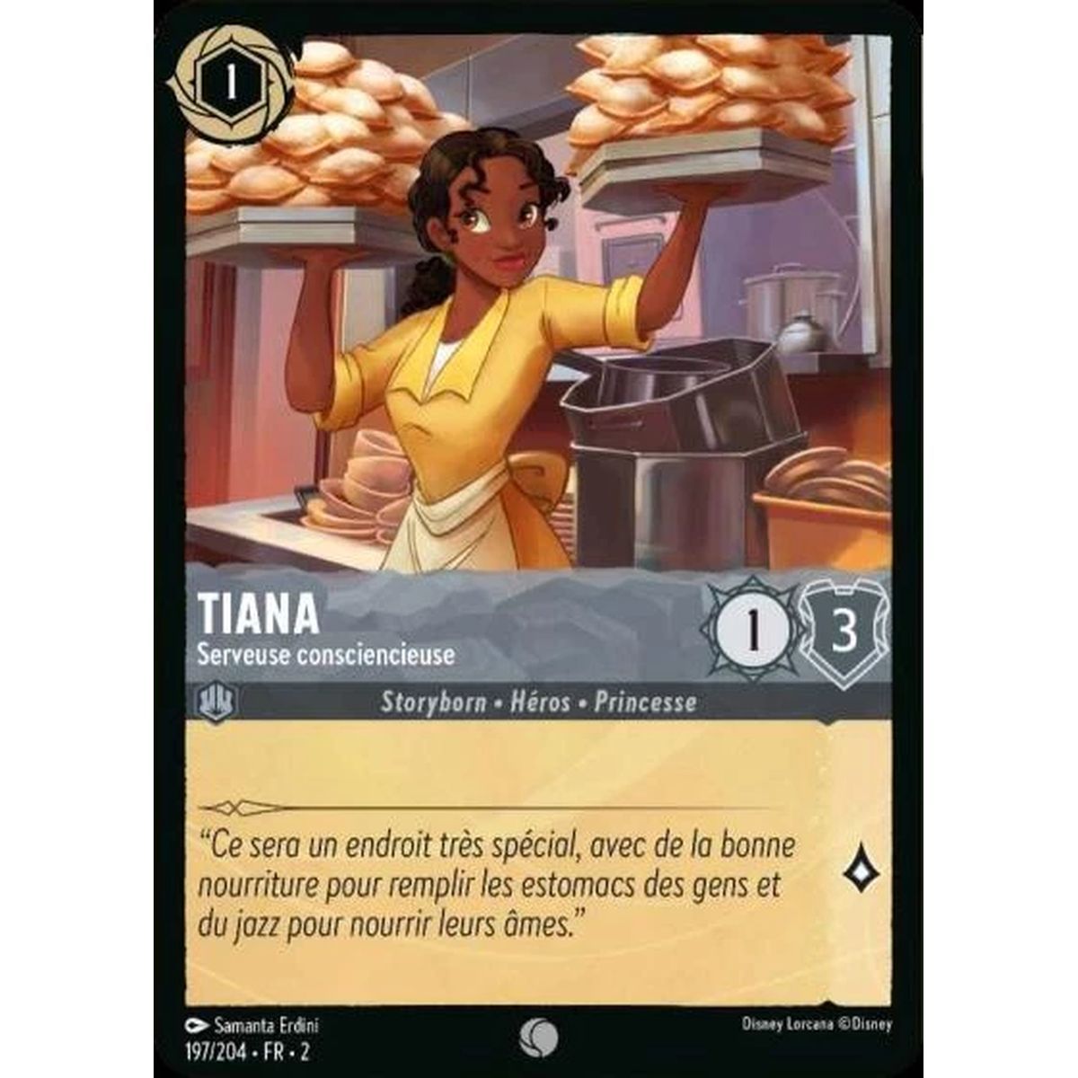 Tiana, Conscientious Waitress - 197/204 - ROTF - The Rise of the Floodborn - Commune - French