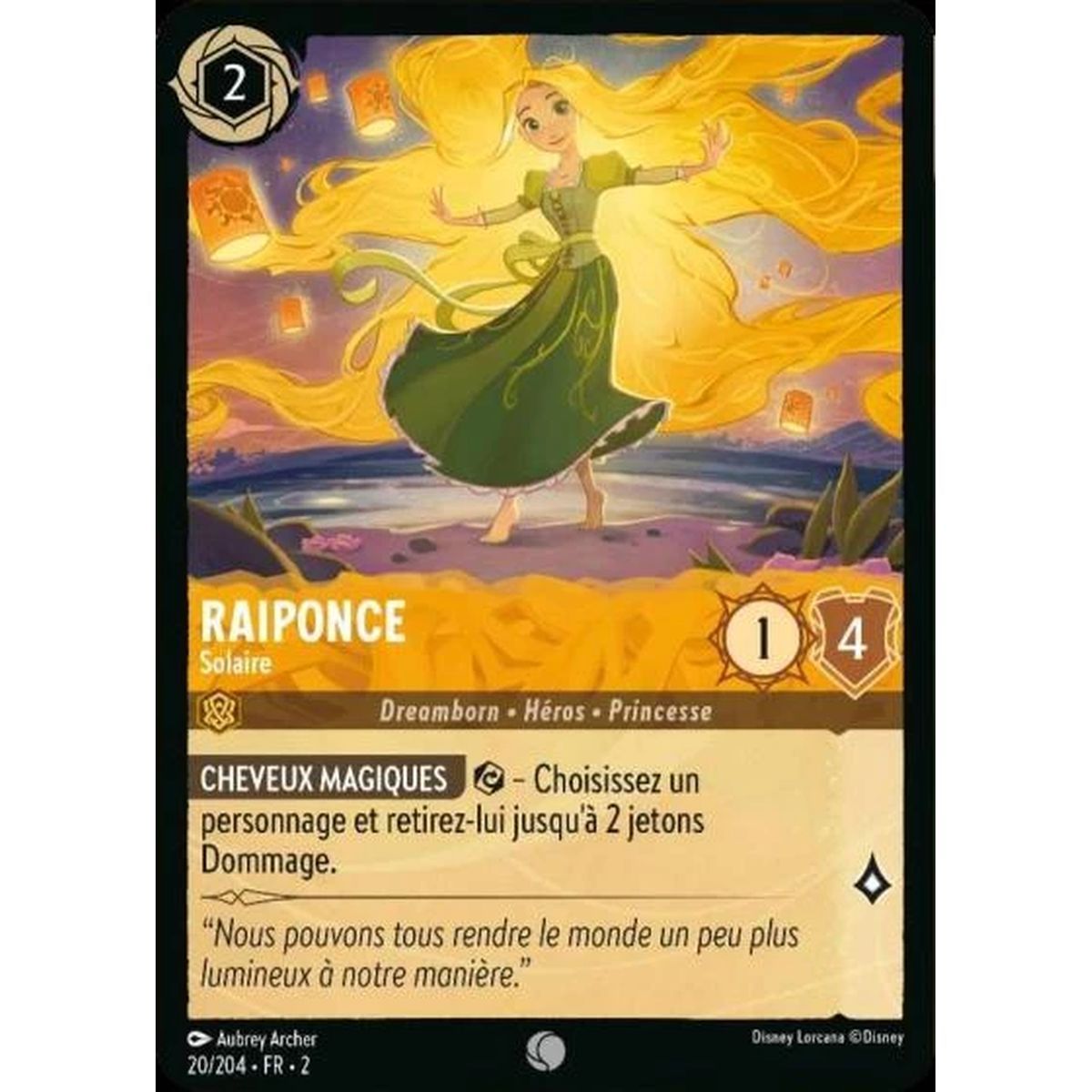 Item Rapunzel, Solar - 20/204 - ROTF - The Rise of the Floodborn - Commune - French