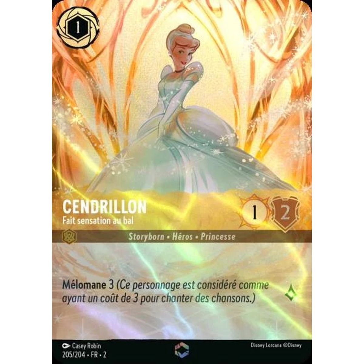 Item Cinderella, Makes a Sensation at the Ball - 205/204 - ROTF - The Rise of the Floodborn - Enchanted - French