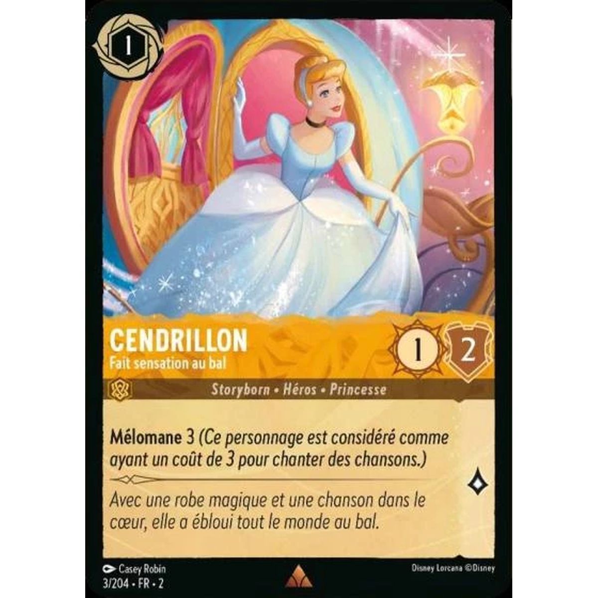 Item Cinderella, Makes a Sensation at the Ball - 3/204 - ROTF - The Rise of the Floodborn - Rare - French