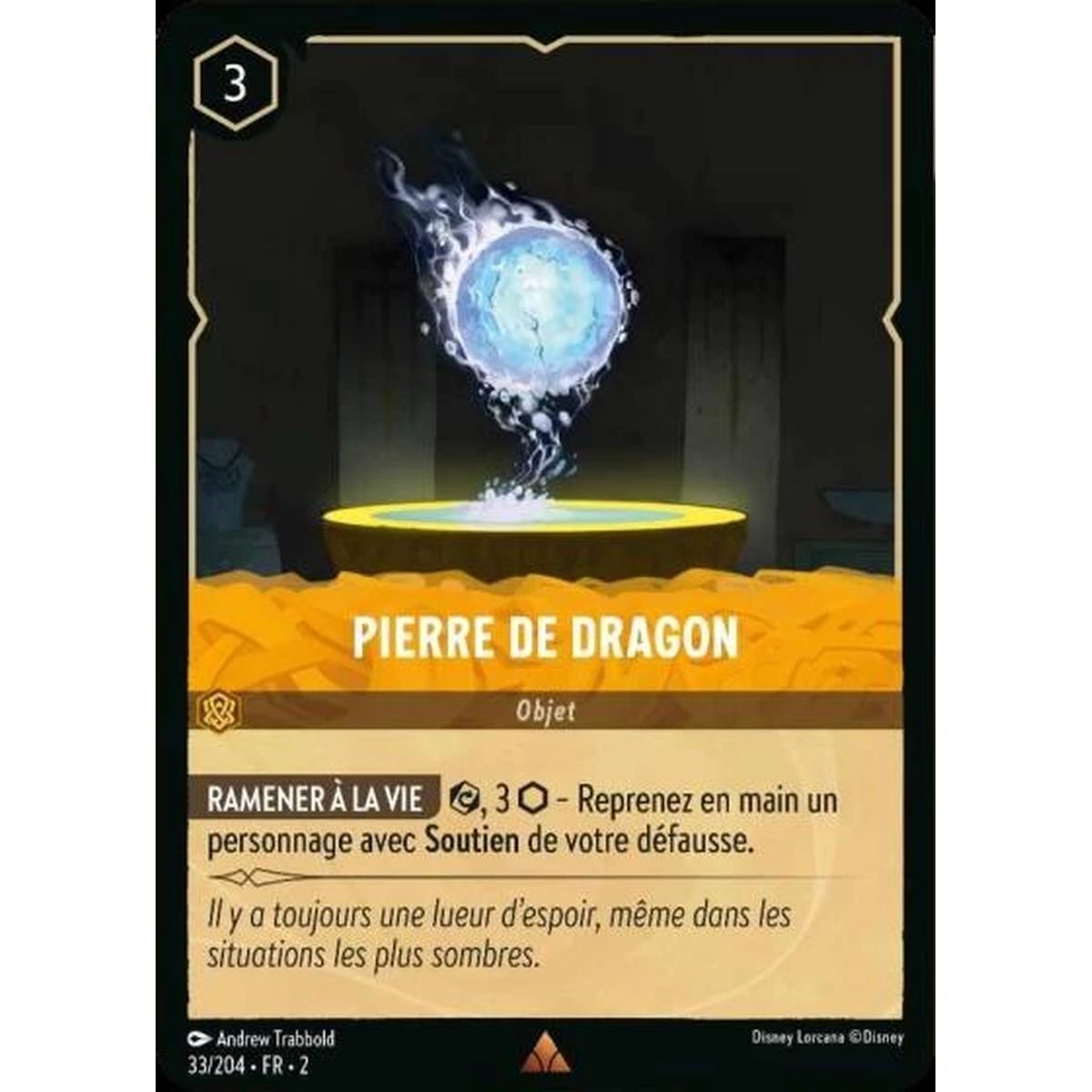 Item Dragon Stone - 33/204 - ROTF - Rise of the Floodborn - Rare - French