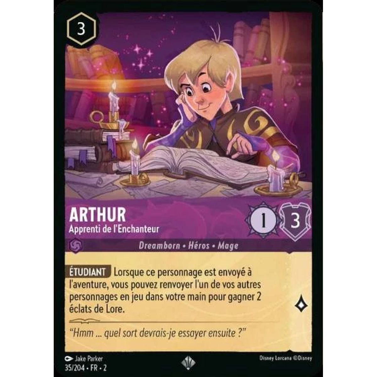 Item Arthur, Enchanter's Apprentice - 35/204 - ROTF - Rise of the Floodborn - Super Rare - French